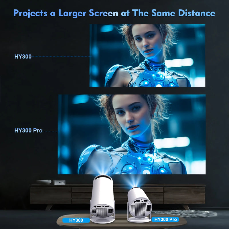 Projetor 4k alta resolução com conexão wireless