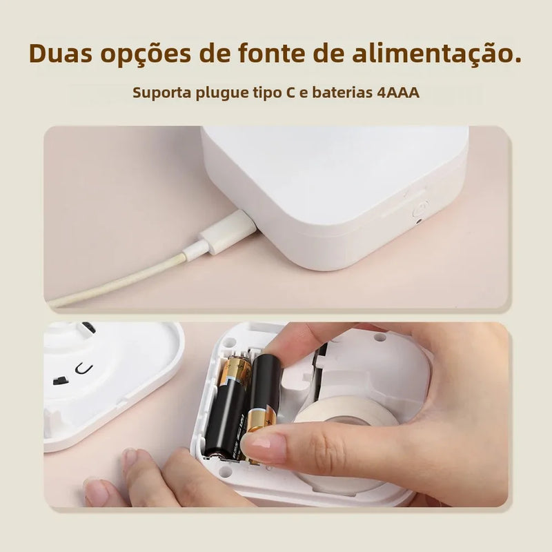 Mini impressora de adesivos